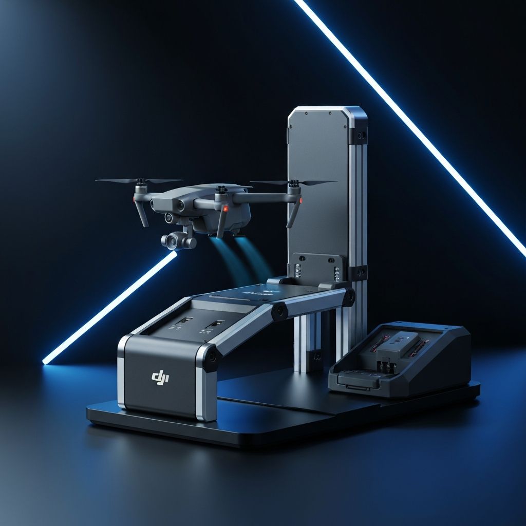 DJI Dock 3 — estação de carregamento autônoma