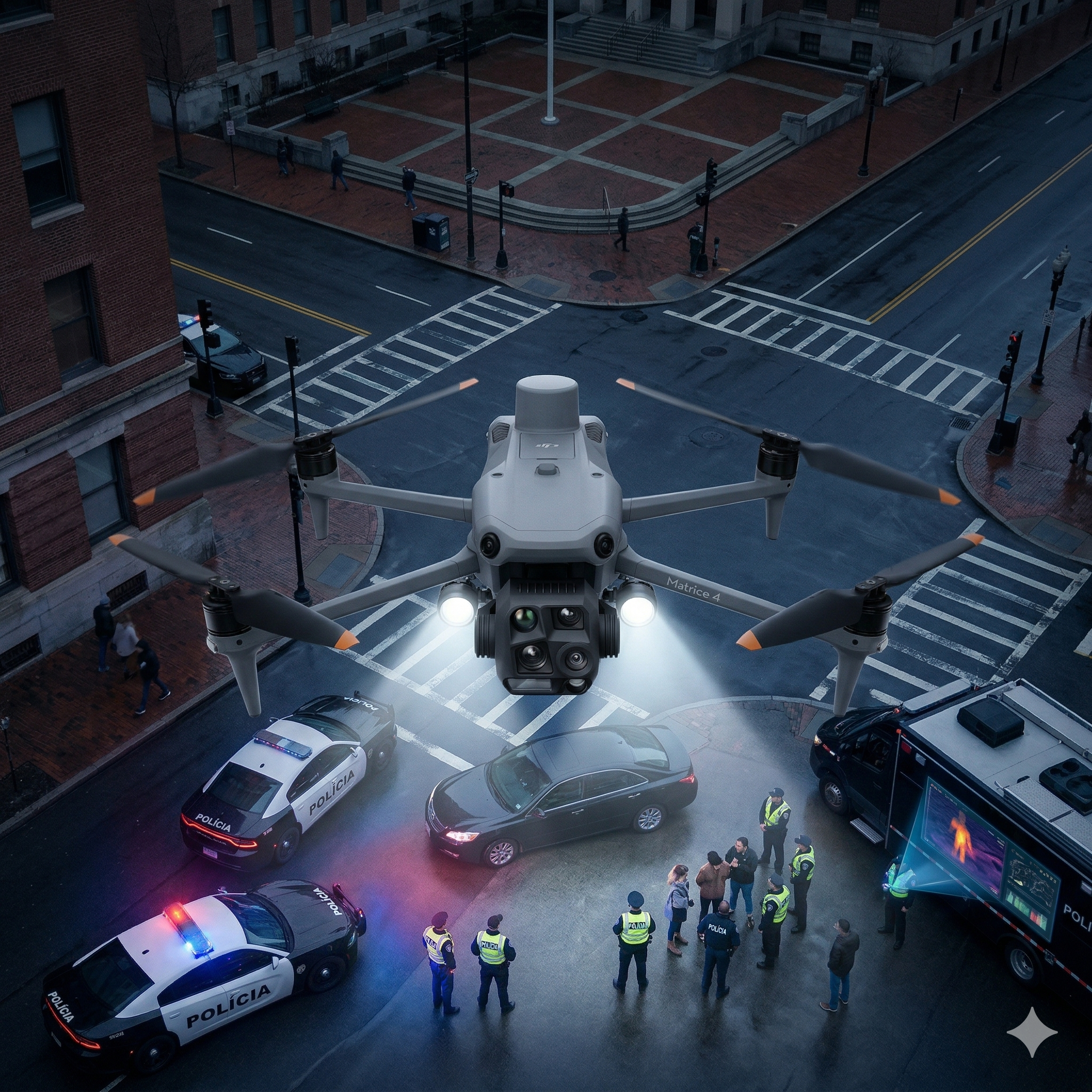 DJI Matrice 4T - Drone para Segurança Pública